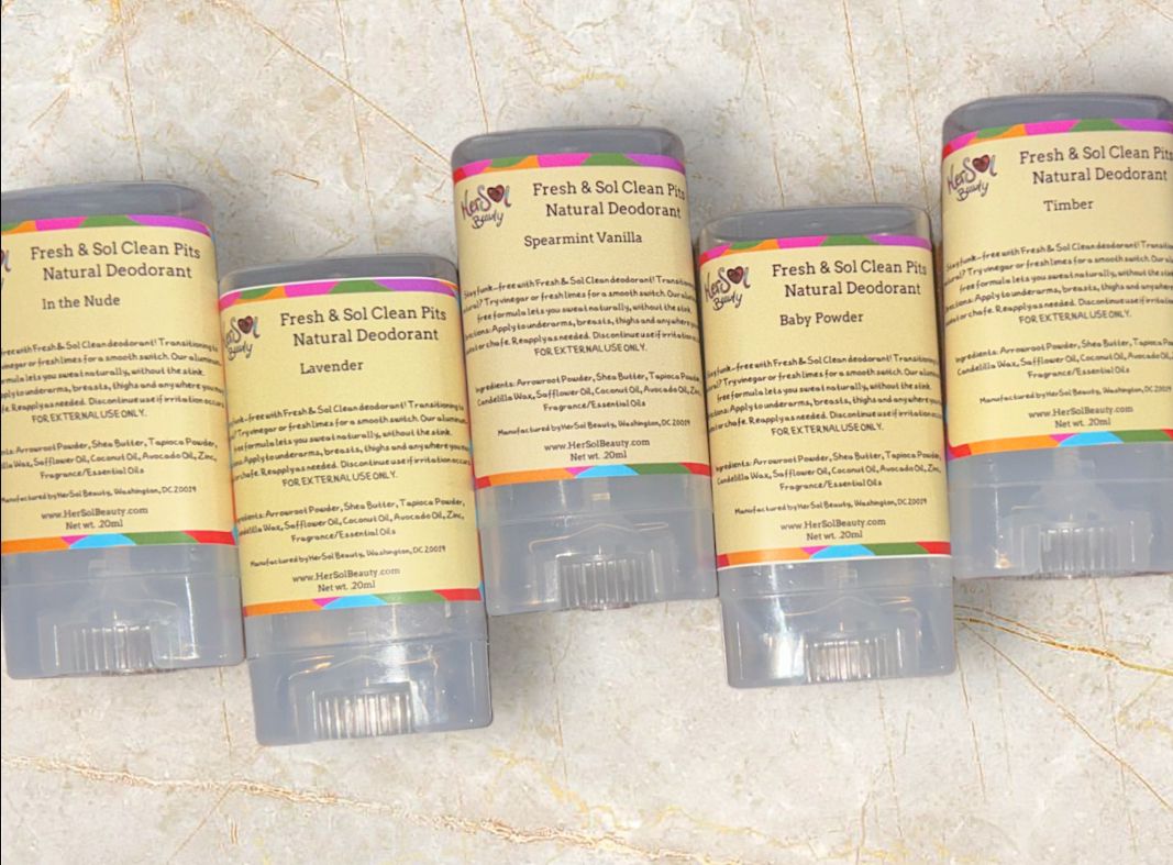 Fresh & Sol Clean Pits - Natural Deodorant