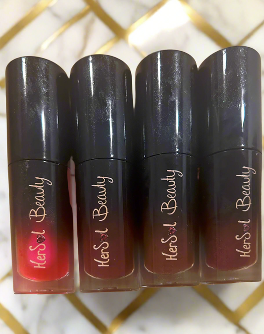 Four lipglosses from HerSol Beauty 